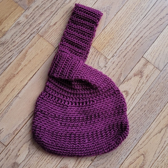 Knot Bag Small Crochet Handmade Japanese Knot Bag - Picture 3 of 5